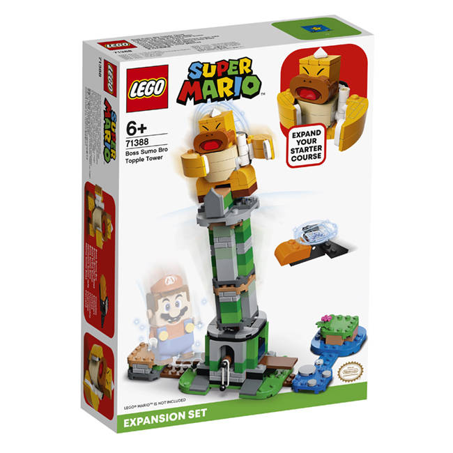 Wieża Mario Lego Super Mario Klocki Boss Sumo Bro
