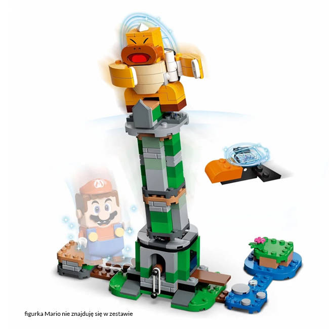 Wieża Mario Lego Super Mario Klocki Boss Sumo Bro