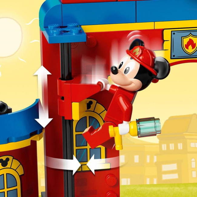 Wóz Strażacki i Remiza Myszki Miki Klocki Lego Disney