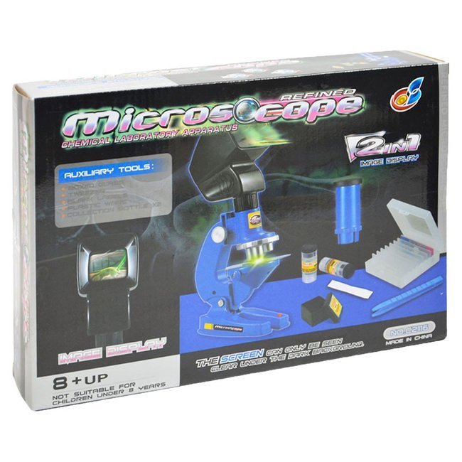 Zabawkowy Naukowy Mikroskop Z Akcesoriami