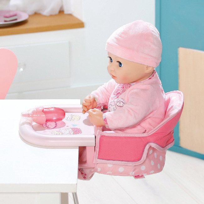 Zapf Creation Baby Annabell Krzesełko Do Karmienia Przy Stole Dla Lalki 
