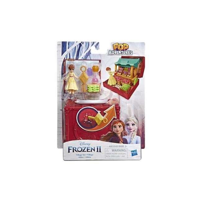 Zestaw Frozen Kraina Lodu Walizeczka Pop Up Stragan w Arendelle + Mini Laleczka Anna