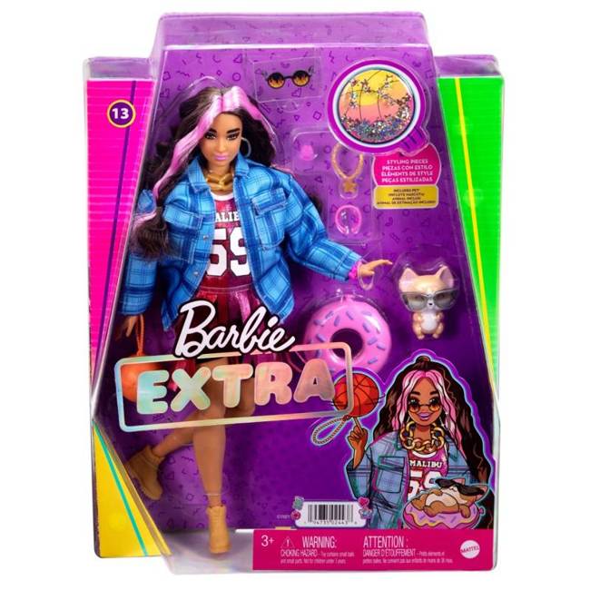Zestaw Modna Barbie Extra + Zwierzątko i Akcesoria